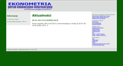 Desktop Screenshot of ekonometria.info