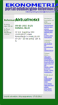 Mobile Screenshot of ekonometria.info